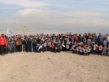 کوه‌نوردی ۵۰۰ نفره نوجوانان آرمانی تهران