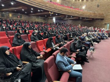 حجت‌الاسلام محمدهادی رحیمی صادق، مدیر حوزه علمیه استان تهران در همایش تجلیل از مبلغین مدارس طرح امین