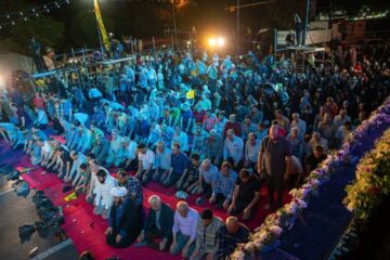 حضور پرشور آرمانی‌ها در طول مسیر جشن بزرگ امام رضایی‌ها