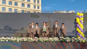 حضور پرشور آرمانی‌ها در طول مسیر جشن بزرگ امام رضایی‌ها