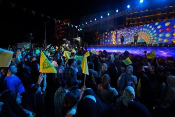 حضور پرشور آرمانی‌ها در طول مسیر جشن بزرگ امام رضایی‌ها