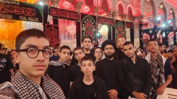 حضور نوجوانان مسجد آرمانی حضرت عباس(ع) در اربعین 1404