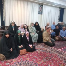 دیدار نوجوانان آرمانی مسجد فاطمی با خانواده معظم شهدای محله