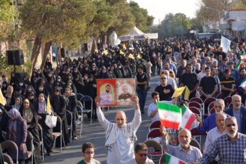 برگزاری مراسم سالگرد شهادت شهید آرمان علیوردی در محله اکباتان به همت مساجد آرمانی منطقه 5