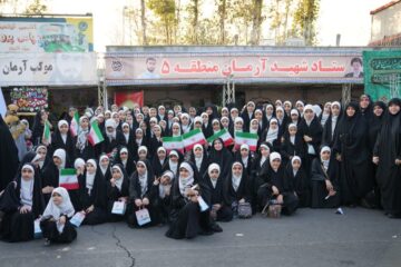 برگزاری مراسم سالگرد شهادت شهید آرمان علیوردی در محله اکباتان به همت مساجد آرمانی منطقه 5