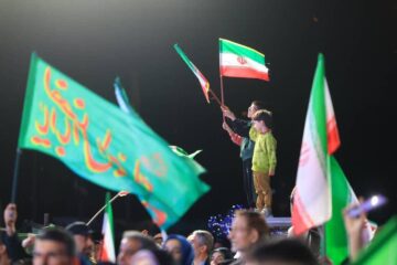 شهر کودکان و نوجوانان آرمانی در اجتماع امام رضایی‌های میدان آزادی به همت ستاد شهید آرمان