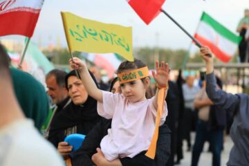 شهر کودکان و نوجوانان آرمانی در اجتماع امام رضایی‌های میدان آزادی به همت ستاد شهید آرمان