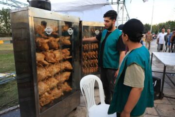 شهر کودکان و نوجوانان آرمانی در اجتماع امام رضایی‌های میدان آزادی به همت ستاد شهید آرمان