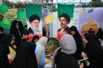 شهر کودکان و نوجوانان آرمانی در اجتماع امام رضایی‌های میدان آزادی به همت ستاد شهید آرمان
