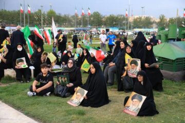 شهر کودکان و نوجوانان آرمانی در اجتماع امام رضایی‌های میدان آزادی به همت ستاد شهید آرمان