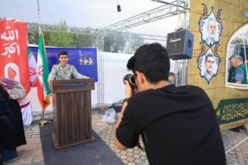 شهر کودکان و نوجوانان آرمانی در اجتماع امام رضایی‌های میدان آزادی به همت ستاد شهید آرمان