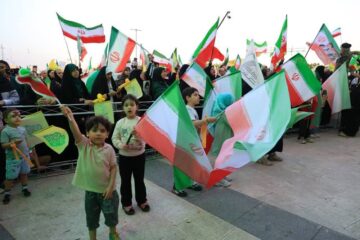 شهر کودکان و نوجوانان آرمانی در اجتماع امام رضایی‌های میدان آزادی به همت ستاد شهید آرمان