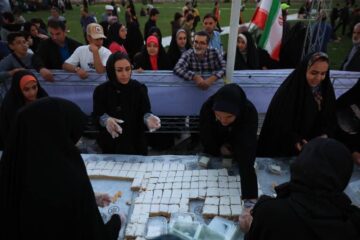شهر کودکان و نوجوانان آرمانی در اجتماع امام رضایی‌های میدان آزادی به همت ستاد شهید آرمان