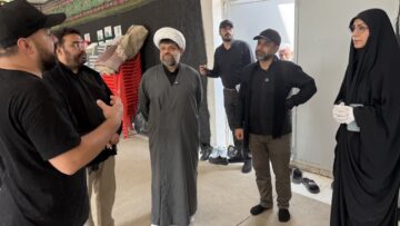 بازدید رئیس ستاد شهید آرمان از قرارگاه خدمترسانی منطقه ۱ در پایانه مرزی شلمچه