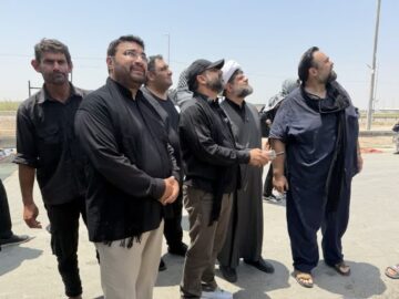 بازدید رئیس ستاد شهید آرمان از قرارگاه خدمترسانی منطقه ۱ در پایانه مرزی شلمچه